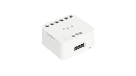 Реле двухканальное с сухим контактом Aqara Dual Relay Module T2 ((DCM-K01)